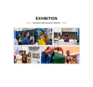 Robe d'été éco-responsable pour femmes en dashiki avec des matériaux en fibre et en cuir et des détails de logo - Product Image 6