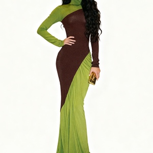 เดรสรัดรูปเอวสูงแฟชั่นสตรีทแวร์แฟชั่นสตรีทแวร์ - Product Image 1