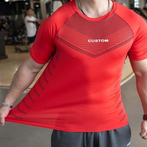 เสื้อยืดออกกำลังกายผู้ชายทรงสลิมฟิตสำหรับวิ่ง ฟิตเนส เทรนนิ่งกลางแจ้ง คุณภาพสูงรุ่นใหม่ - Product Image 5