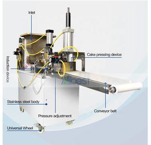Machine automatique de division et de roulage de pâte cylindrique, petite, motorisée, haute productivité, avec assurance commerciale et excellent service - Product Image 5