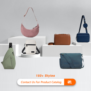 Túi đeo chéo nhỏ mini thời trang cao cấp unisex bằng da PU vegan, in logo tùy chỉnh theo yêu cầu nhà <span class=keywords><strong>s</strong></span>ản xuất, mẫu mới 2025 dành cho nam và nữ - Product Image 3