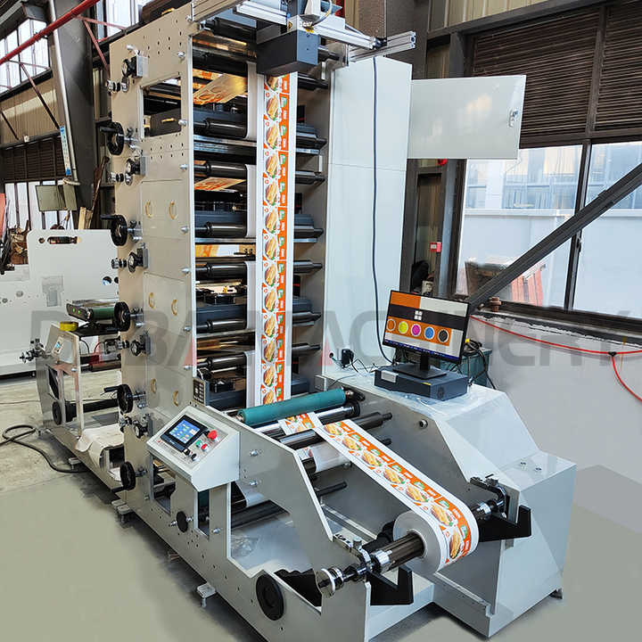 Flexo UV Security Roll to Roll Label Sticker Hologram Printing Machine ...