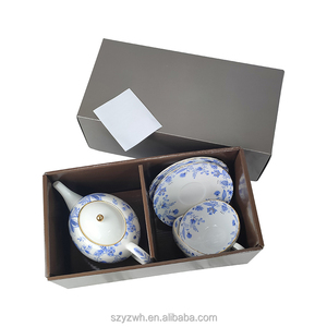 European Style Light Luxury Retro Blue and <strong>White</strong> Teapot Coffee Cup <strong>Set</strong> Home Office Gift <strong>Tea</strong> <strong>Set</strong> - Product Image 1