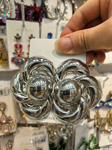 Pendiente de oro de moda grande para disfraz, sin decoloración, joyería libre de alergias, pendiente de oro grueso - Product Image 5
