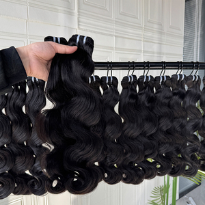 <b>Body</b> <b>Wave</b> Bundles Human Hair Raw Hair Natural Look Double Weft Soft Full Texture Supply - Product Image 6