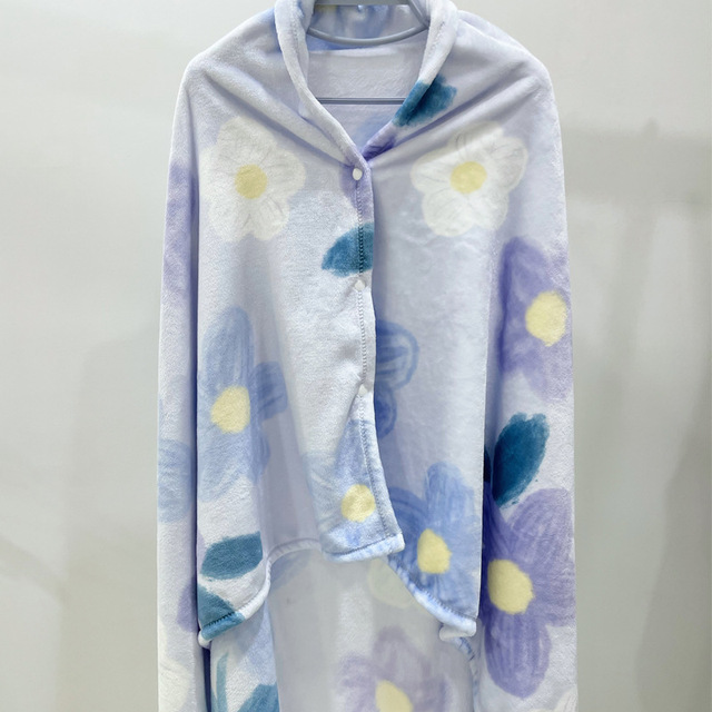 Wholesale 100% Polyester Printed Flannel Knitted Nap Blanket for Weddings Companies & Welfare for Gifts
