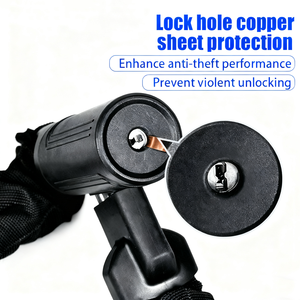 <span class=keywords><strong>Antivol</strong></span> de vélo et moto <span class=keywords><strong>ART</strong></span> 4 en acier pour vélo à pneus larges, chaîne avec clé, <span class=keywords><strong>antivol</strong></span>, accessoires de sécurité pour vélo - Product Image 4