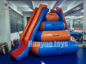 Fábrica de China, juego de Deportes Acuáticos de alta calidad, juguete de agua piramidal, tobogán de escalada de agua flotante inflable - Product Image 4