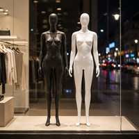 Mannequin de présentation de corps entier pour vêtements de maternité, en plastique ABS, avec support de hanches grande taille et buste pour affichage de vêtements pour adultes