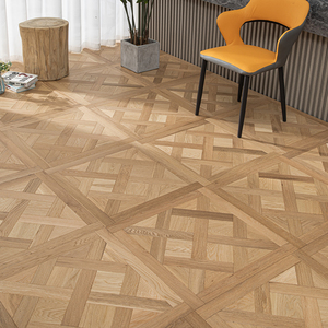 Suelo de Parqué de Madera de Roble Cepillado Multicapa ISO9001 Grado AB, Fácil Instalación, Sistema T&G, 15 mm, Estilo Versalles, para Supermercados - Product Image 2