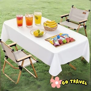 <span class=keywords><strong>Mantel</strong></span> Desechable <span class=keywords><strong>de</strong></span> Plástico Personalizable Estilo Instagram, Color Sólido, Extra Grueso, Impermeable, para Picnics, Campamentos y Uso en Exteriores - Product Image 4