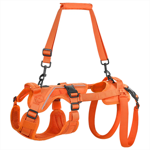 สายรัดเคลื่อนที่สำหรับสุนัขแบบงานหนักพร้อมแถบสะท้อนแสง การออกแบบตาข่ายที่สะดวกสบายสำหรับสุนัขขนาดเล็กถึงขนาดกลาง ง่ายต่อการสวมใส่และถอดออก - Product Image 2