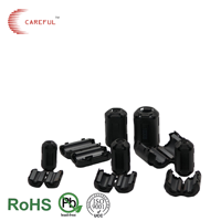 Juego de Ferritas de Presión Surtidas Careful SCRC de 3-13 mm de Diámetro Interior para Reducción de Ruido Eléctrico de 1-300 MHz, Estuche Grueso de PP, RoHS REACH
