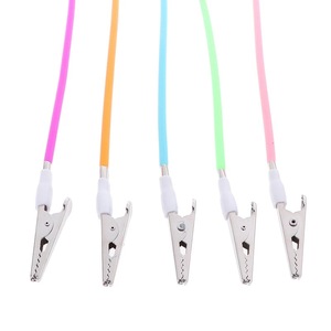 Diş diş Gem beyazlatma için diş önlüğü klip esnek boyun zinciri silikon peçete tutucu klipler - Product Image 6