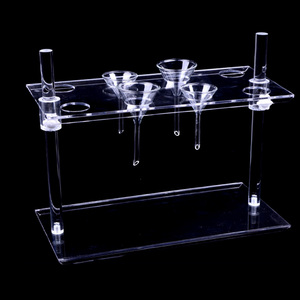 Support de filtration en verre acrylique transparent DeGao avec 2/4/6/8 trous, hauteur réglable, pour laboratoire - Product Image 5
