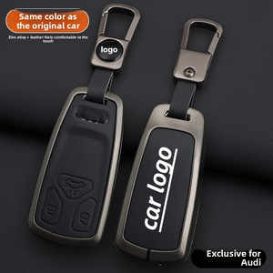 เคสกุญแจรถยนต์ Audi A4L/Q5L รุ่นปี 2023 สำหรับปี 2018-2022 ทำจากหนังแท้ ป้องกันกุญแจ - Product Image 3