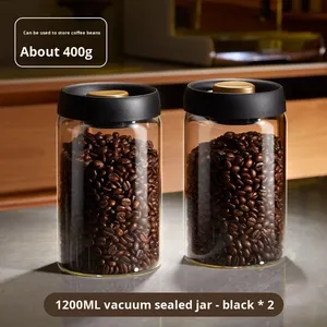 Recipiente Hermético para Granos de Café con Sellado al Vacío y Tapa con Marcador de Fecha para Café y Té Frescos - Product Image 6