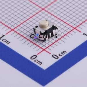 TAFG-12WQR Tactile Switch SMD Switch Single Pole Single Throw Round Button Horizontal Mount 50mA - Product Image 1