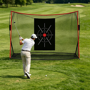 Filets de frappe de golf 10x7 pieds avec tapis en gazon synthétique – Idéal pour les entraînements de golf, un super cadeau pour les pères, les maris et les golfeurs professionnels - Product Image 3