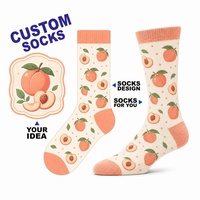 Nouvelle Arrivée Chaussettes Amusantes Personnalisées avec Logo Prêtes à l'Exportation pour les Marchés de la Mode Jeunesse