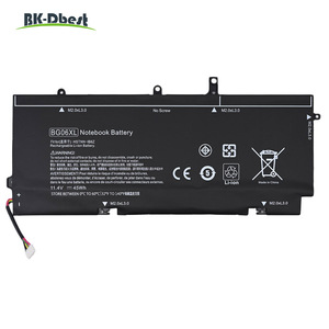Batterie d'ordinateur portable 11.4V <span class=keywords><strong>BG06XL</strong></span> pour <span class=keywords><strong>HP</strong></span> pour EliteBook Folio 1040 G3 Notebook HSTNN-IB6Z HSTNN-Q99C 805096-001 804175-1C1 804175-1B1 - Product Image 1