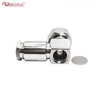 Connecteur RF mâle à angle droit WODF 4.3-10, type de montage sur câble, compatible avec les câbles coaxiaux RF RG8 LMR400 RG213 RG214 RG393