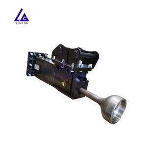 Mini pelle hydraulique à marteau brise-roche pour piquets : Améliore la vitesse d'installation des piquets et des clôtures - Product Image 4