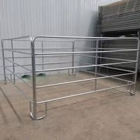 Panneaux de corral galvanisés de haute qualité pour le bétail porte de saule de clôture rurale imperméable robuste pour l'anneau de foin d'agriculture