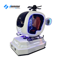 Juegos de realidad Virtual operados por monedas, autoservicio, 9D VR, avión, simulador de vuelo, helicóptero, Parque VR para entretenimiento
