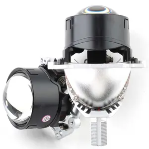 价格便宜的发光二极管前照灯透镜2.5双发光二极管透镜汽车发光二极管投影仪透镜汽车灯系统