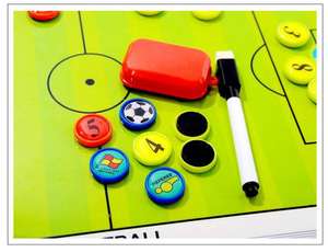 Tableau d'entraînement pliable magnétique en aluminium BinYao BY-28 pour le football et le basketball, avec marqueur effaçable, portable, pour entraînement tactique - Product Image 5