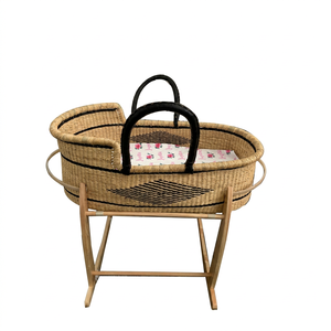 Best Sale Eco-Friendly Bohemian Seagrass Nursery <b>Storage</b> Basket Multifunction Durable Handwoven <b>Kids</b> Room Decoration - Product Image 1