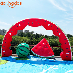 Ensemble de décorations géantes gonflables en forme de pastèque et de fruits pour les festivals de la pastèque, les événements de <span class=keywords><strong>cueillette</strong></span> en <span class=keywords><strong>verger</strong></span> et les fêtes estivales en plein air - Product Image 1
