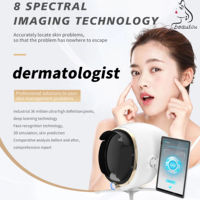 Analyseur de Peau Intelligent 3D IA Indispensable : Machine de Diagnostic Cutané, Scanner Facial pour la Détection de l'Hydratation et de la Pigmentation – Idéal pour Salons