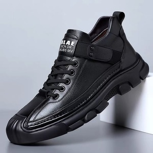 Taglie forti <span class=keywords><strong>scarpe</strong></span> <span class=keywords><strong>alla</strong></span> <span class=keywords><strong>caviglia</strong></span> da uomo con chiusura ad anello a gancio e allacciatura da esterno con lacci resistenti all'usura - Product Image 5