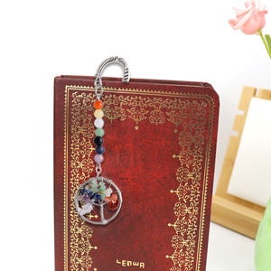 2024 nouveau sept chakra arc-en-ciel couleur arbre de vie pierres précieuses cristal signets promotionnels pour <span class=keywords><strong>les</strong></span> livres - Product Image 2