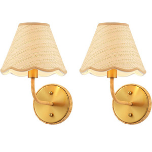 Lampada <span class=keywords><strong>da</strong></span> Parete LED in Ferro Intrecciato a Mano in Stile Cinese Borgward, Esclusiva per Vendite Transfrontaliere, 110V per Camere <span class=keywords><strong>da</strong></span> Letto, Soggiorni e Corridoi - Product Image 1