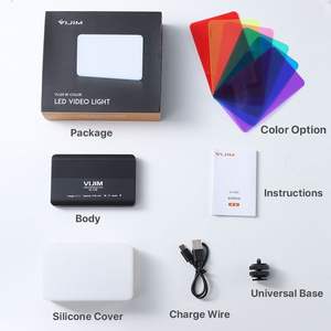 Ulanzi <span class=keywords><strong>VIJIM</strong></span> VL120กล้องDSLR <span class=keywords><strong>LED</strong></span> Video Lightรองเท้าเย็นกรองVlogเติมแสงกล้องถ่ายภาพสตูดิโอlight - Product Image 6