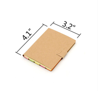 Bloc-notes autocollants personnalisés avec stylo, cadeaux promotionnels, bloc-notes imprimé