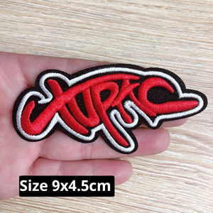 Patch Ricamata Ecologica in Feltro con Logo della Band Rock Classica Floyd '<span class=keywords><strong>Dark</strong></span> <span class=keywords><strong>Side</strong></span> <span class=keywords><strong>of</strong></span> <span class=keywords><strong>the</strong></span> <span class=keywords><strong>Moon</strong></span>' - Product Image 3