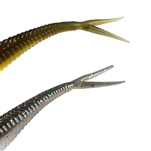 Mồi câu giả mềm dạng đuôi chia đôi 6cm 1.3g 7cm 1.8g 10 cái/túi, chất liệu silicon mềm - Product Image 6