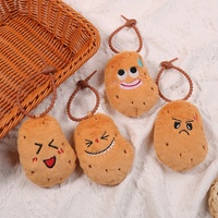 Uyeah Peluche Rembourrée en Coton PP, Poupée Pendentif, Poupée pour Machine à Pinces, Peluche Pomme de Terre Mignonne et Moelleuse pour Célébrations, Porte-clés Jouet Dessin Animé Personnalisé