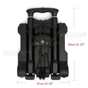 40kg Heavy Duty Foldable Hand <b>Sack</b> <b>Wheel</b> Trolley Folding <b>Truck</b> Barrow Cart Travel Luggage Shopping Cart Portable Home Use Car - Product Image 4