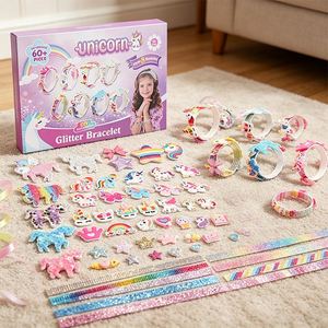 Custom Girls Hair Decoration Set DIY Headbands <b>Clips</b> <b>Bows</b> Ribbons Gems Glue Dots Creative Learning Toy Supplier - Product Image 6