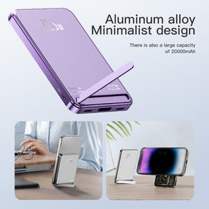 Cargador rápido inalámbrico magnético ultrafino portátil <span class=keywords><strong>de</strong></span> 5000mAh Función <span class=keywords><strong>de</strong></span> visualización <span class=keywords><strong>de</strong></span> álgebra portátil - Product Image 3