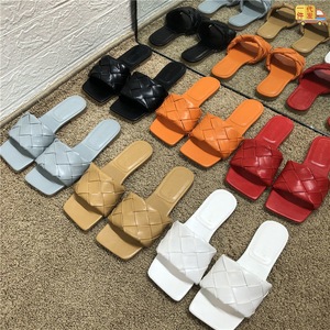 Sandalias Planas de Cuero Suave para Mujer, Moda Verano, Pantuflas de Lujo Cómodas para Dama, Superventas - Product Image 2
