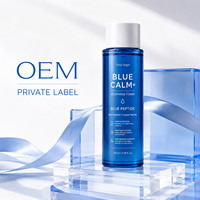 Tónico Calmante Blue Calm+ Mild Relief 120ml, Líquido Suavizante con Péptidos Azules y Péptidos de Cobre, Marca Personalizada OEM