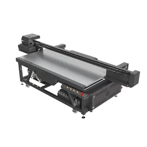 Impressora plana uv LED 2513 para grandes empresas, máquinas de impressão de madeira, placa de PVC e vidro