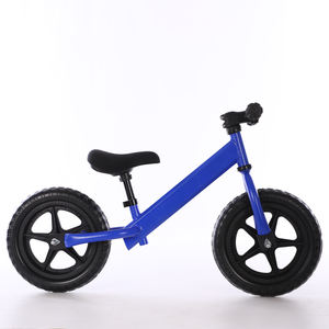 Nouveau vélo d'équilibre en acier de 12 pouces à bas prix avec cadre entièrement amorti, vitesse unique, sans pédales, capacité de charge de 75 kg pour les enfants de 2 à 5 ans - Product Image 1