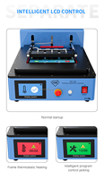 Machine de séparation TBK 288 pour iPhone 6-13 Pro Max tous les téléphones mobiles réparation de retrait LCD pour démontage d'écran de téléphone dédié